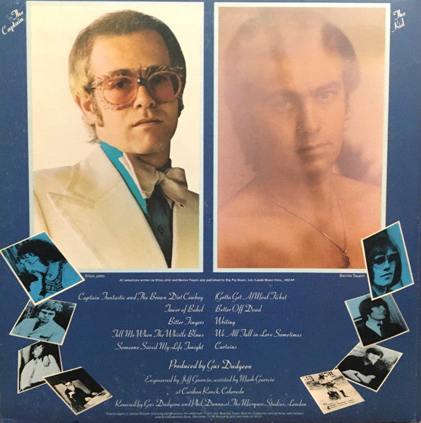 Elton John : Captain Fantastic And The Brown Dirt Cowboy (LP,Album,Stereo)