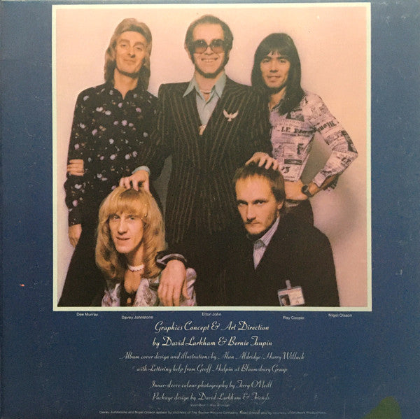 Elton John : Captain Fantastic And The Brown Dirt Cowboy (LP,Album,Stereo)