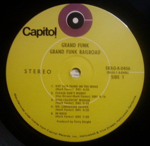 Grand Funk Railroad : Grand Funk (LP,Album,Club Edition)