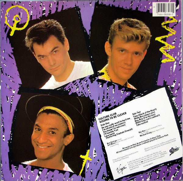 Culture Club : Kissing To Be Clever (LP,Album,Reissue)