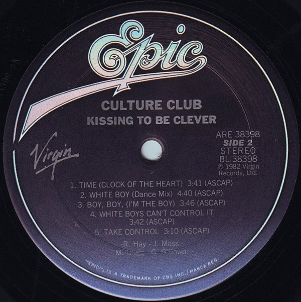 Culture Club : Kissing To Be Clever (LP,Album,Reissue)