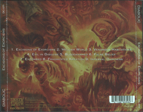 Diabolic (2) : Excisions Of Exorcisms (Album)