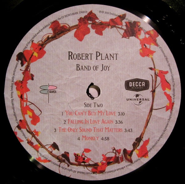 Robert Plant : Band Of Joy (LP)