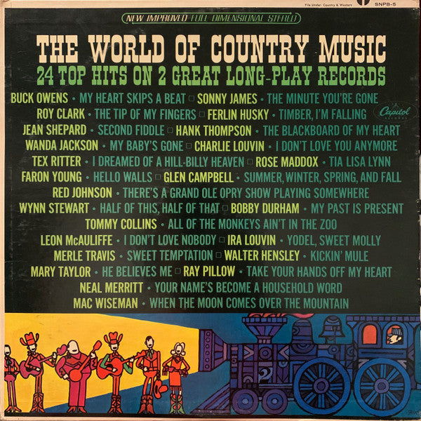 Various : The World Of Country Music (Compilation,Stereo,LP)
