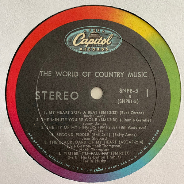Various : The World Of Country Music (Compilation,Stereo,LP)