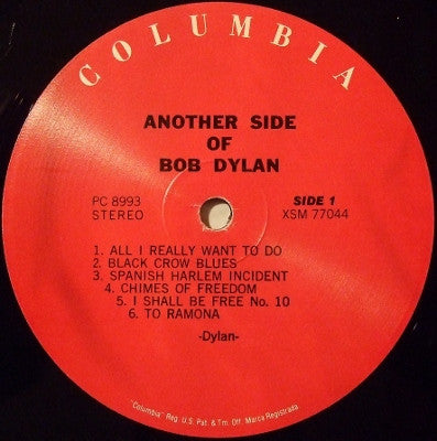 Bob Dylan : Another Side Of Bob Dylan (LP,Album,Limited Edition,Reissue,Stereo)