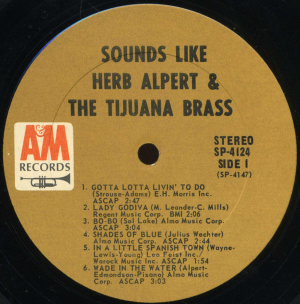 Herb Alpert & The Tijuana Brass : Sounds Like...Herb Alpert & The Tijuana Brass (LP,Album,Stereo)