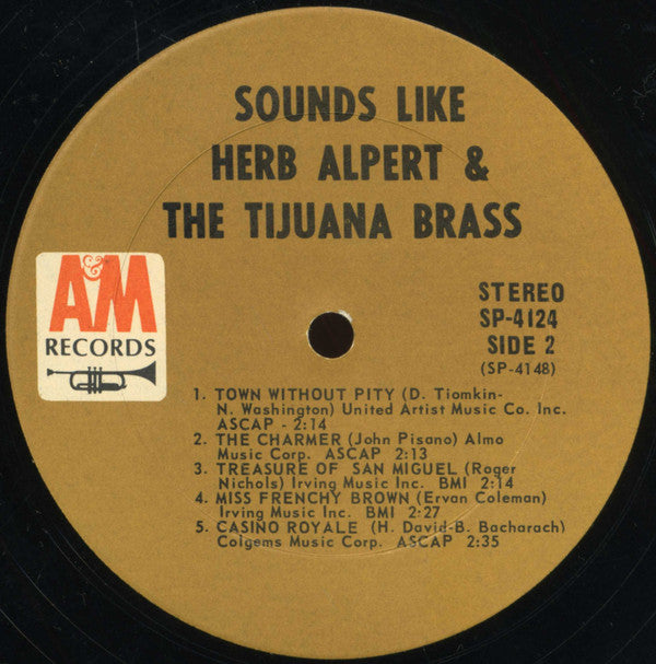 Herb Alpert & The Tijuana Brass : Sounds Like...Herb Alpert & The Tijuana Brass (LP,Album,Stereo)