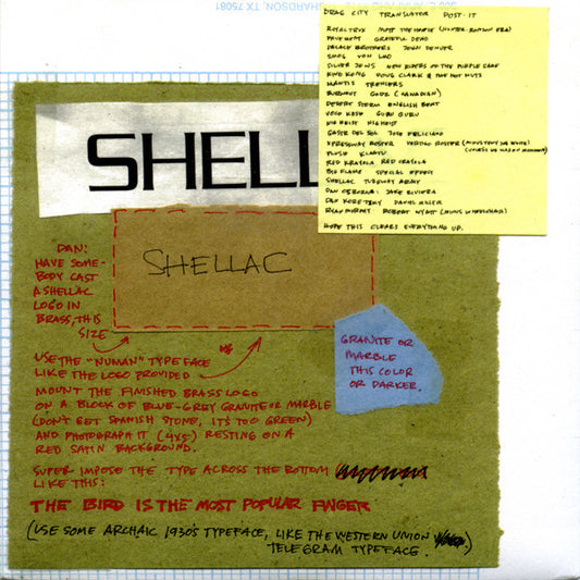 Shellac : The Bird Is The Most Popular Finger (7",45 RPM,Single)