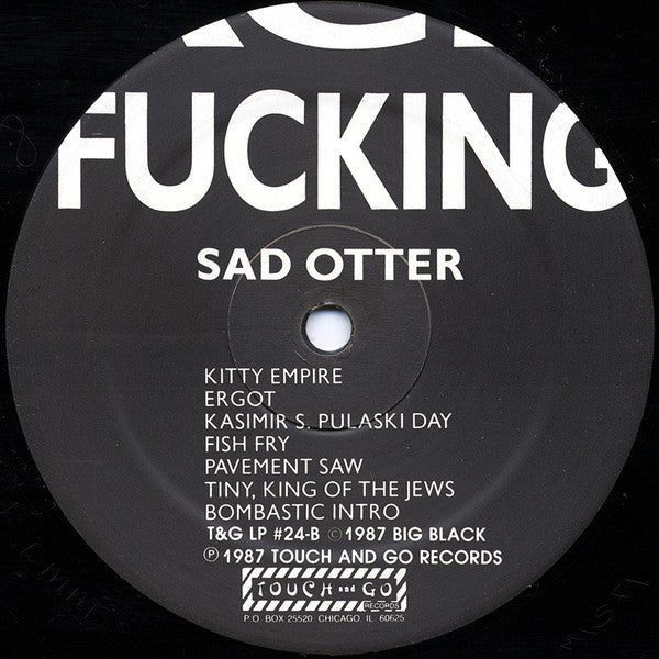 Big Black : Songs About Fucking (LP,Album,Reissue,Repress)
