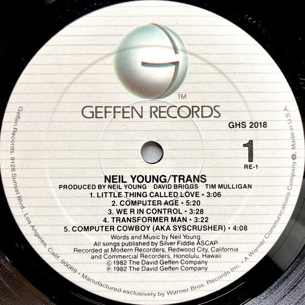 Neil Young : Trans (LP,Album)