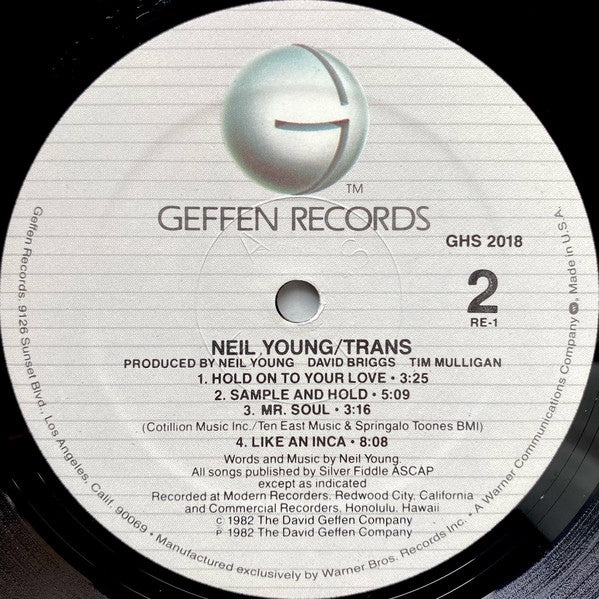 Neil Young : Trans (LP,Album)