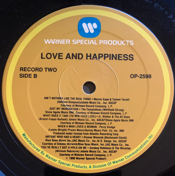 Various : Love And Happiness - Album No. 2 (LP,Compilation)