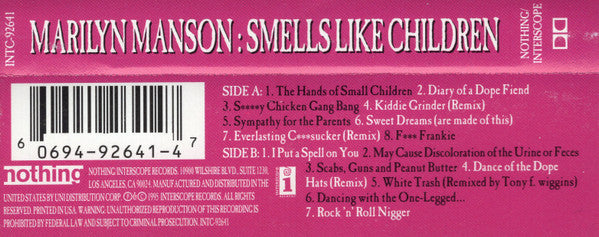 Marilyn Manson : Smells Like Children (EP)