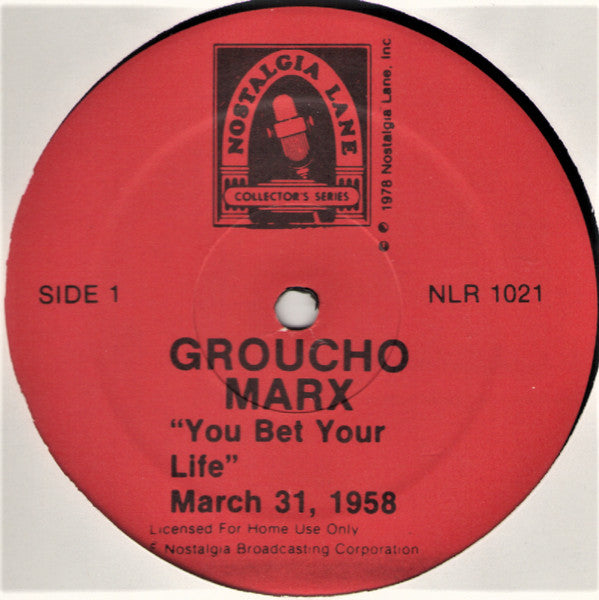 Groucho Marx : Groucho (LP)