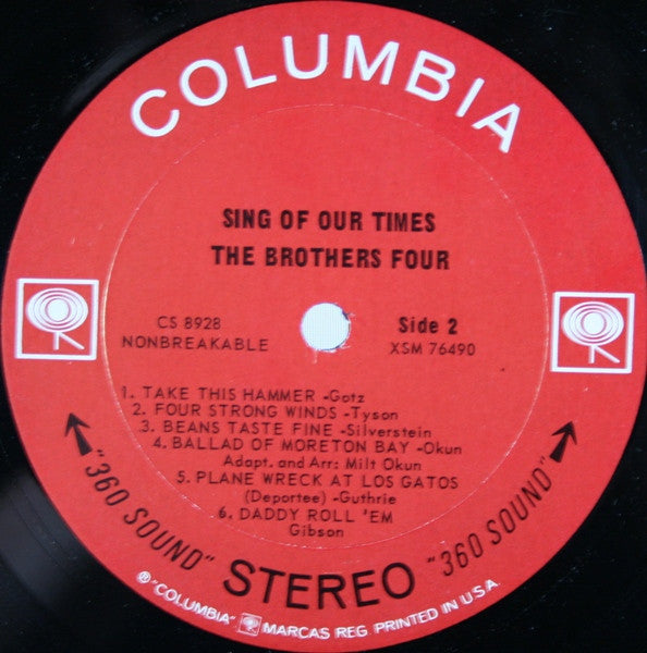 Brothers Four, The : Sing Of Our Times (LP,Album)