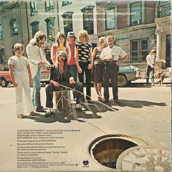 Foghat : Fool For The City (LP,Album,Stereo)