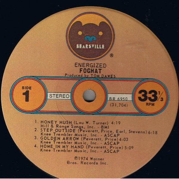 Foghat : Energized (LP,Album)
