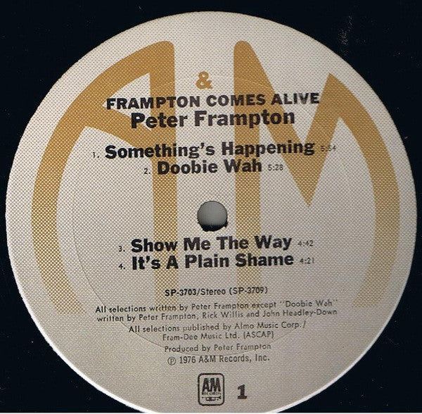 Peter Frampton : Frampton Comes Alive! (LP,Album)