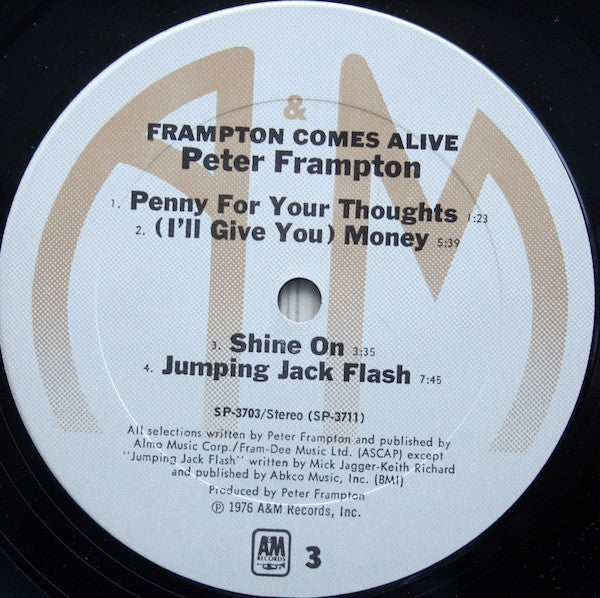 Peter Frampton : Frampton Comes Alive! (LP,Album)