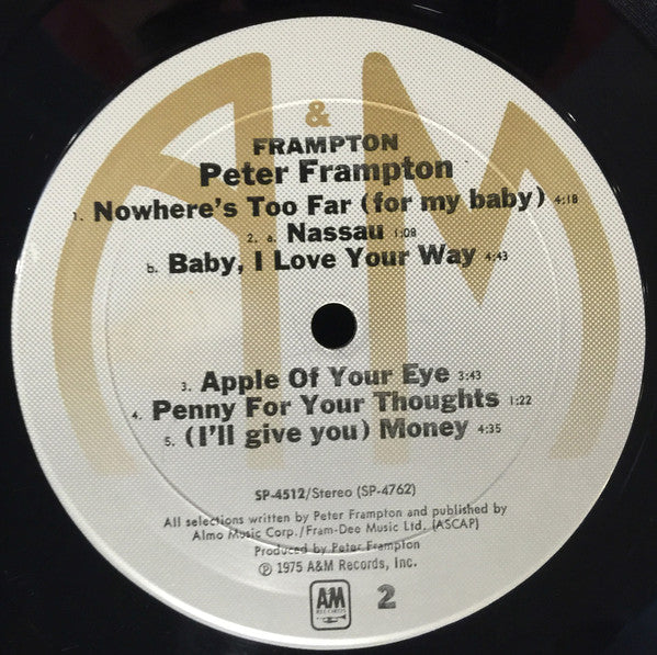 Peter Frampton : Frampton (LP,Album,Stereo)