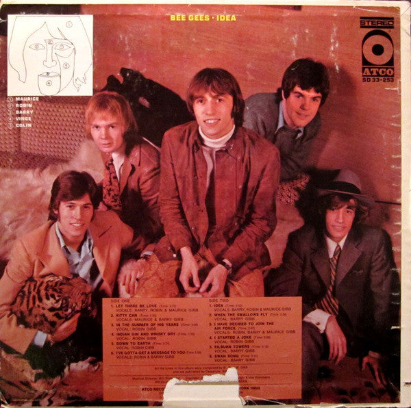 Bee Gees : Idea (LP,Album,Stereo)