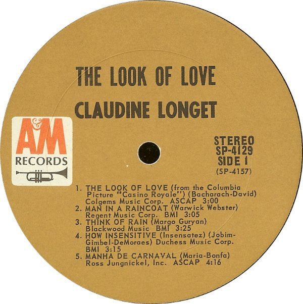 Claudine Longet : The Look Of Love (LP,Album,Stereo)