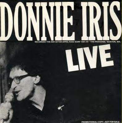 Donnie Iris : Live (12",33 ⅓ RPM,EP,Promo)
