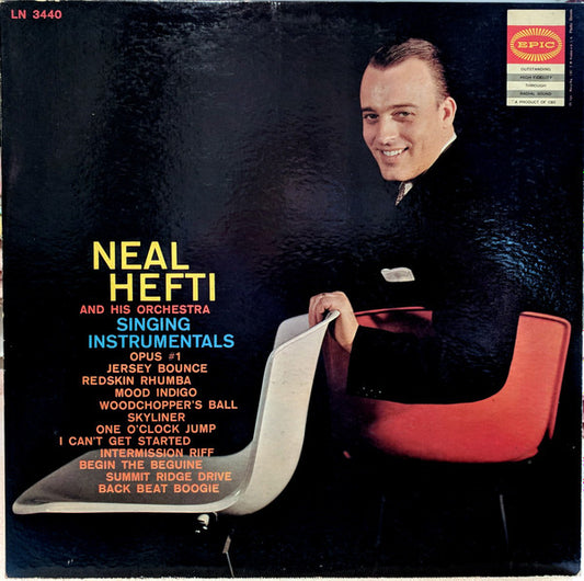 Neal Hefti's Orchestra : Singing Instrumentals (LP,Album,Reissue,Mono)