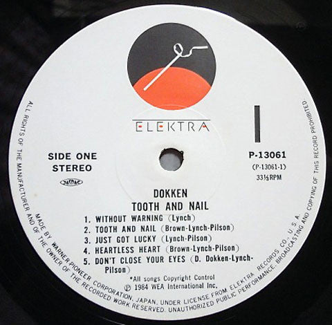Dokken : Tooth And Nail (LP,Album)