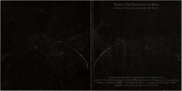 Triage (2) : The Cessation Of Spoil (Album)