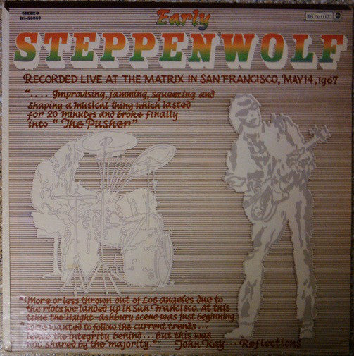 Steppenwolf : Early Steppenwolf (LP,Album,Stereo)