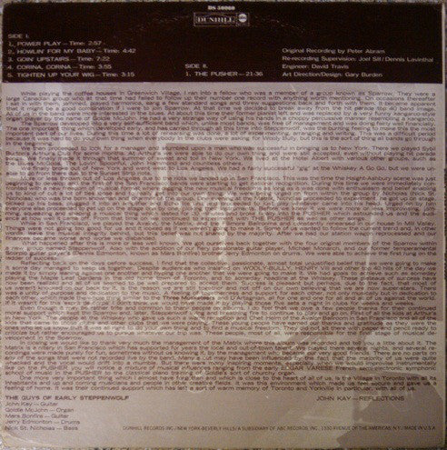 Steppenwolf : Early Steppenwolf (LP,Album,Stereo)