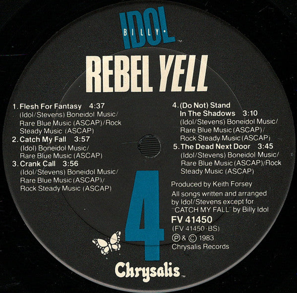 Billy Idol : Rebel Yell (LP,Album)
