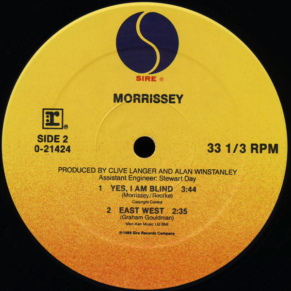 Morrissey : Ouija Board, Ouija Board (12",33 ⅓ RPM,Single)