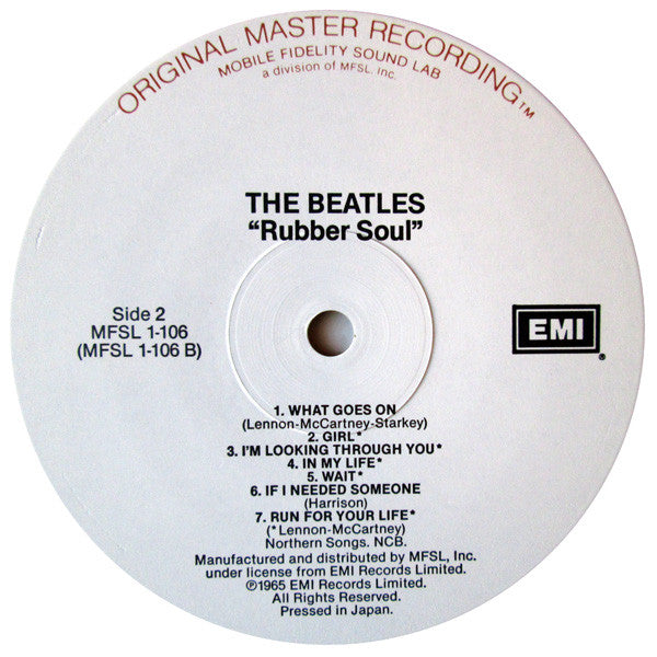 Beatles, The : Rubber Soul (LP,Album,Limited Edition,Reissue,Remastered,Stereo)