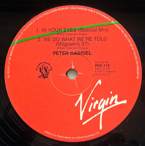 Peter Gabriel : Big Time (12",45 RPM,Single)