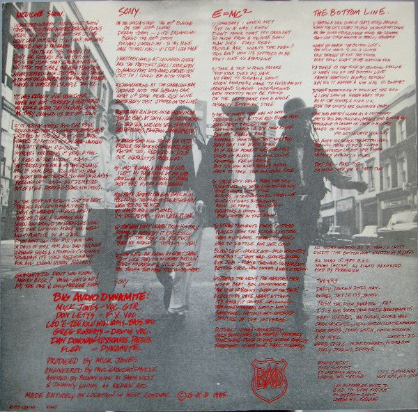 Big Audio Dynamite : This Is Big Audio Dynamite (LP,Album,Stereo)