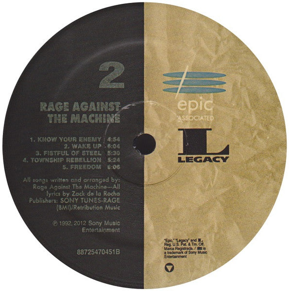 Rage Against The Machine : Rage Against The Machine (LP,Album,Reissue,Remastered)