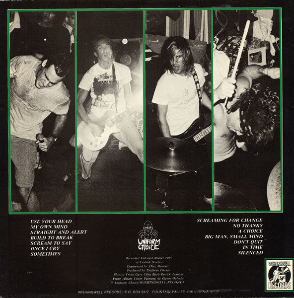 Uniform Choice : Screaming For Change (LP,Album,Repress)