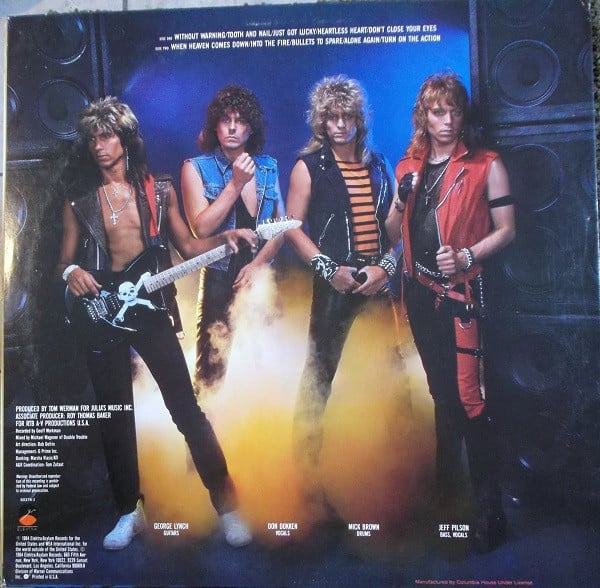 Dokken : Tooth And Nail (LP,Album,Club Edition,Stereo)