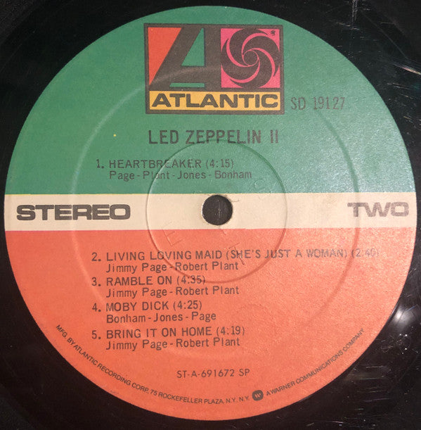 Led Zeppelin : Led Zeppelin II (LP,Album,Reissue)