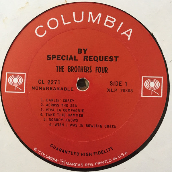 Brothers Four, The : By Special Request (LP,Album,Mono)