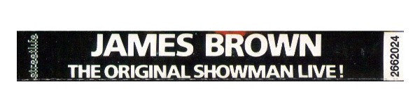 James Brown : The Original Showman Live! (Album)