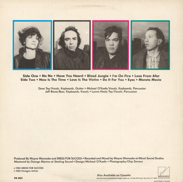 Dress For Success (2) : Dress For Success (LP,Album)