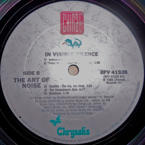 Art Of Noise, The : In Visible Silence (LP,Album)