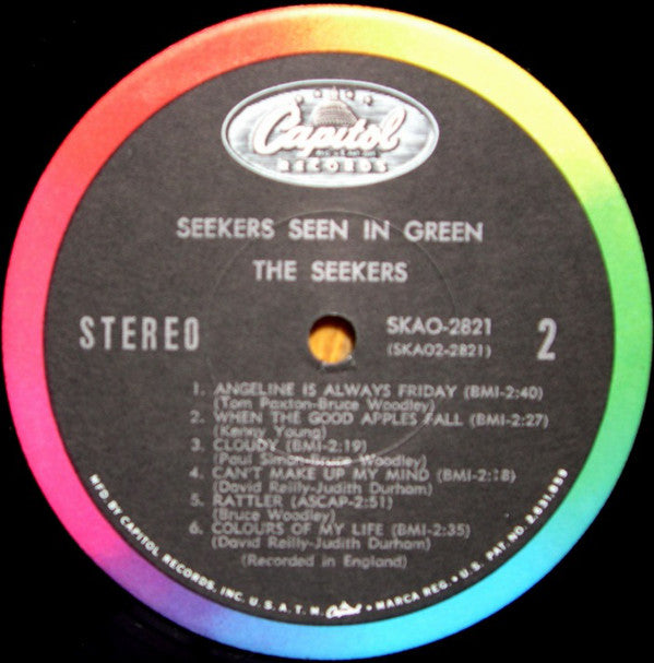 Seekers, The : Seekers Seen In Green (LP,Album,Stereo)