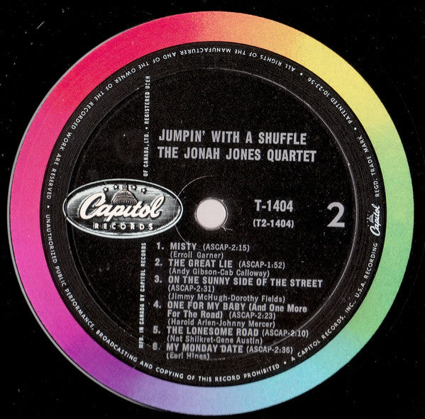 Jonah Jones Quartet, The : Jumpin' With A Shuffle (LP,Album,Mono)