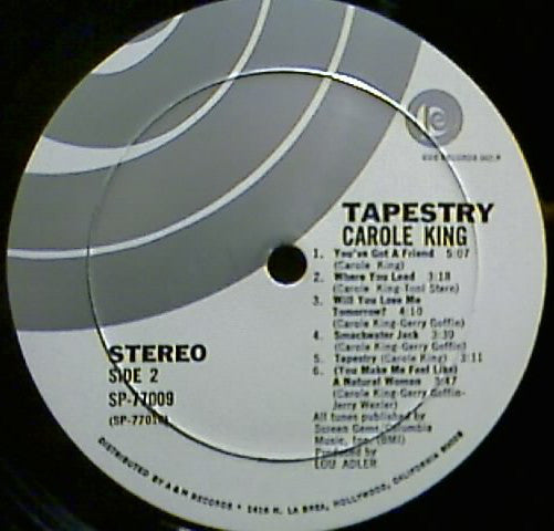 Carole King : Tapestry (LP,Album)
