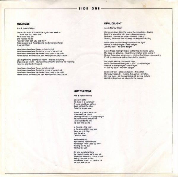 Heart : Magazine (LP,Album,Reissue)